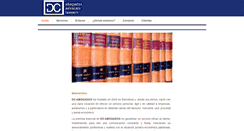 Desktop Screenshot of dc-abogados.com